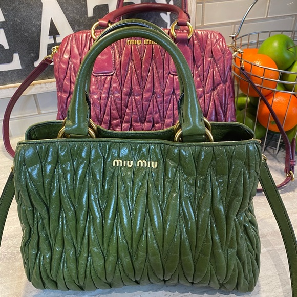 Miu Miu Handbags - ⭐️Authentic Miu Miu Matelasse by Prada⭐️